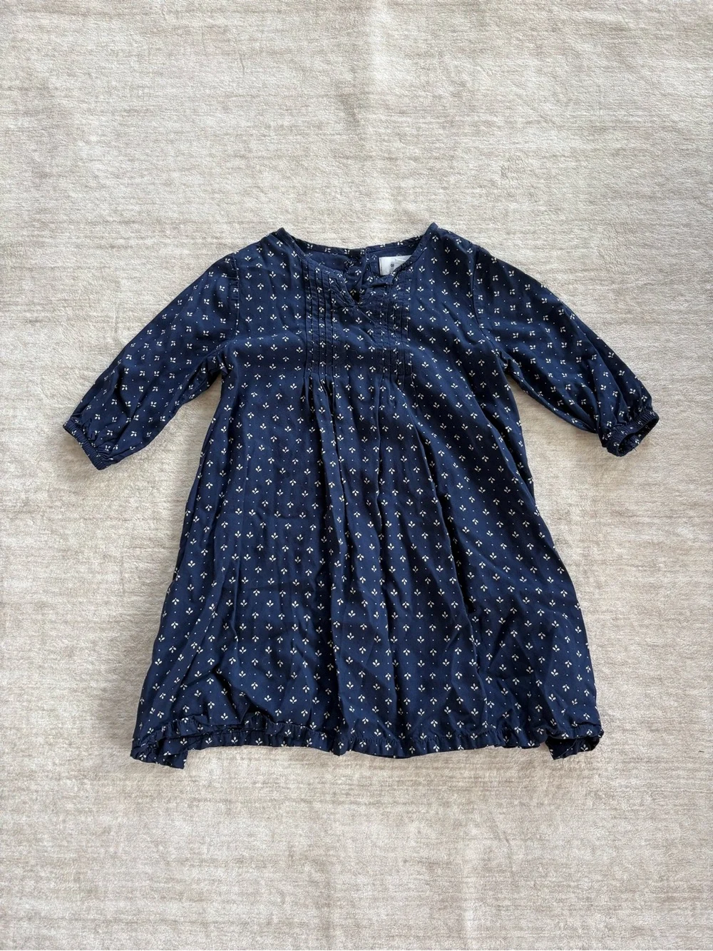 hale bob blue dress Reina Voile Midi creating an elongating Pleated Long Sleeve Surplice Length: Under 5ft5? Try a petite:Regular Length Missy: L/XL
